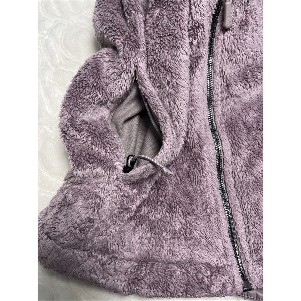 The North Face Women's Purple Full Zip Mid-Length Jacket Logo Long Sleeve XS - Picture 11 of 16